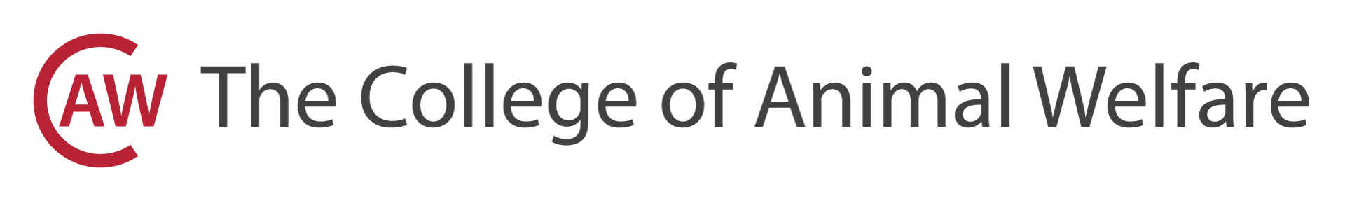 The College of Animal Welfare Logo