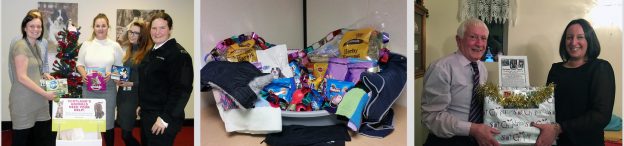 some of the donations collected during our 2016 Christmas Appeals