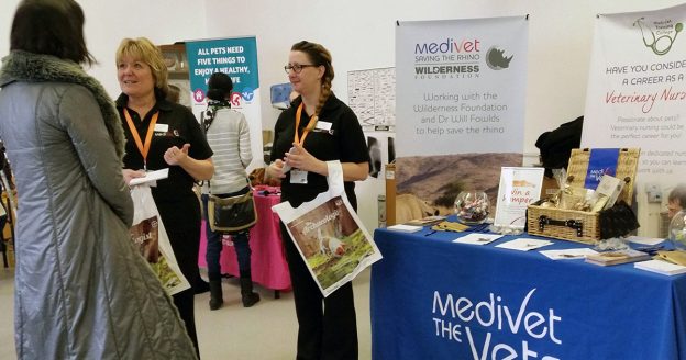 Visitors at a previous Careers With Animals Day event