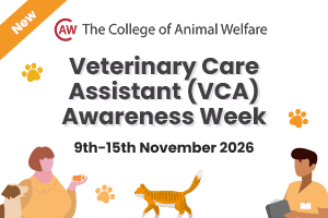 Veterinary Care Assistant (VCA) Awareness Week to launch this November