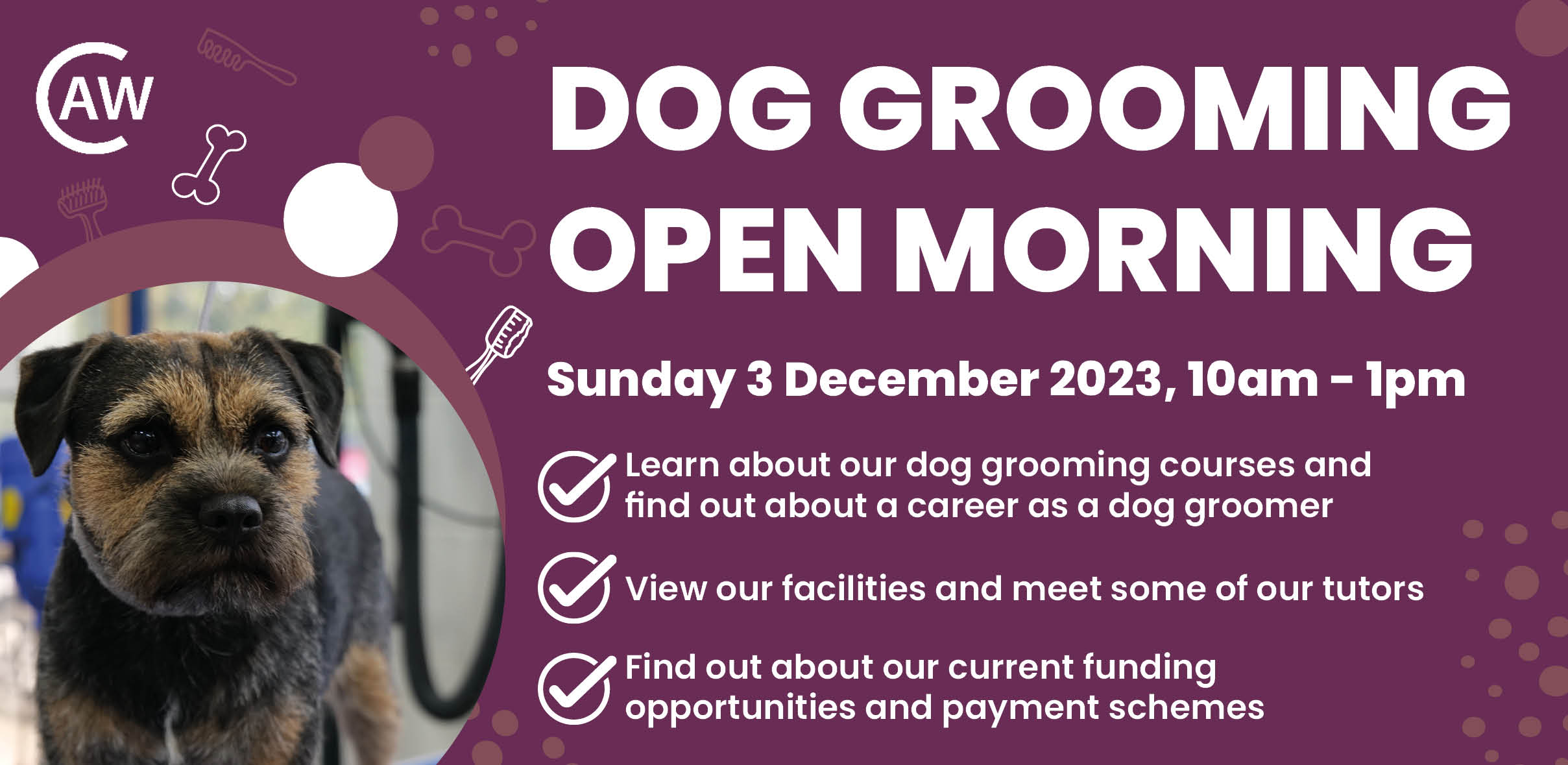 Dog Grooming Morning at Huntingdon