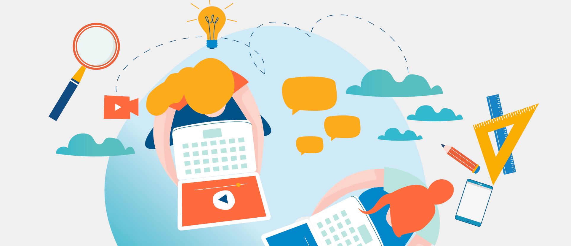 Online learning from home