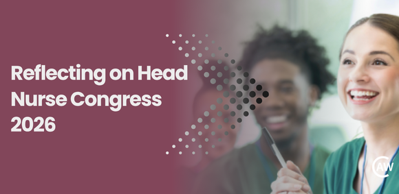 Banner image of two happy head nurses with the text: Reflecting on Head Nurse Congress 2026